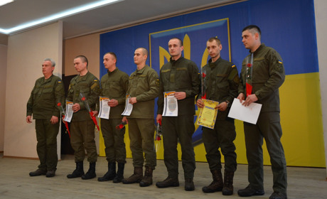 У Покровську вітали нацгвардійців