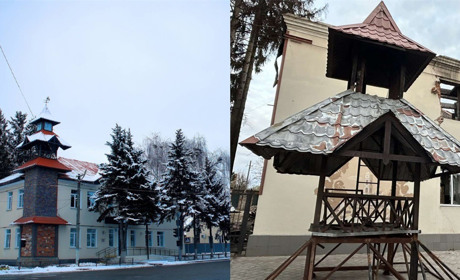 Демонтували найнебезпечнішу і найкрасивішу (колись) частину будівлі Пенсійного фонду