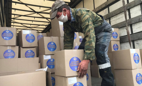 200 пакунків з товарами першої необхідності доставили на допомогу жителям Петропавлівщини