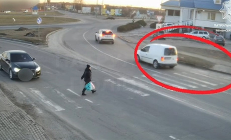 У Сарнах водій напідпитку не пропустив пішохідку