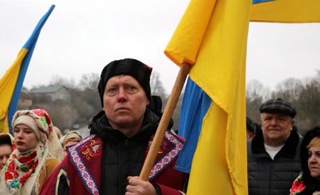 Об'єднання з нагоди відзначення Дня Соборності України на межі Тернопільської області