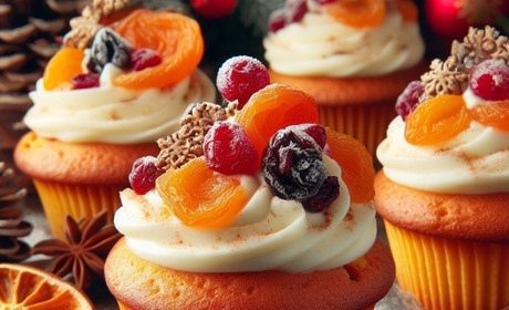 Різдвяний кекс із сухофруктами