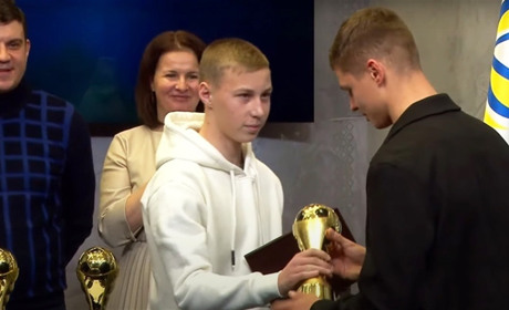 Переяславцю Ростиславу Човгаленку вручили «Золотий м’яч» (відео)