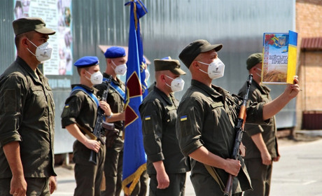 Калинівські нацгвардійці присягнули на вірність українському народові: рідні спостерігали онлайн
