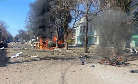 Унаслідок авіаударів по цивільній інфраструктурі Сумщини є загибла та поранені(фото)