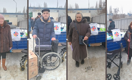 Петропавлівці отримали реабілітаційні засоби від Ukrainian Medical Charity