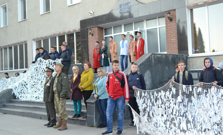 П’ятнадцятого жовтня навчальний заклад «Чортківське ВПУ» провів челендж «Збережи солдату життя» 