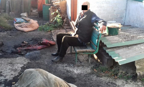 В Попасной пожилого мужчину спасли  во время пожара