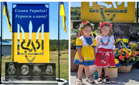 У селі Подільське на Жмеринщині відкрили меморіальний пам’ятник односельчанам-Героям