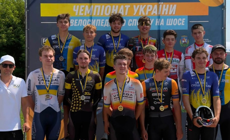 Артур Стеців із Дрогобиччини виборов кілька нагород на чемпіонаті України з велоспорту