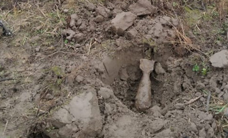 На Менщині знайшли снаряд часів Другої світової війни