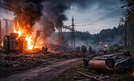 Атаки на Чернігівщині: десятки тисяч абонентів без світла, є поранений