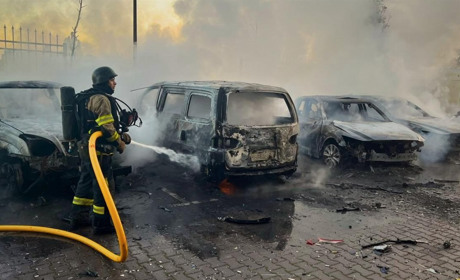 Уламки дронів пошкодили гаражі в Бориспільському районі: наслідки ворожої атаки на Київщину