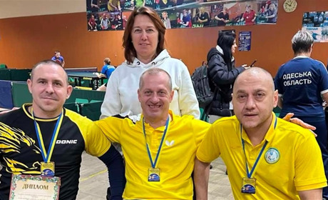 Гадячанин Володимир Нехаєнко став бронзовим призером чемпіонату України із настільного паратенісу