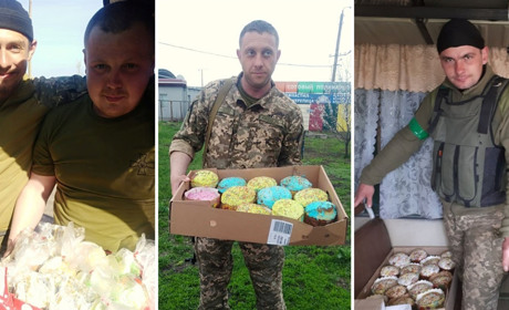 Пасочки доставили: захисники дякують за великодні подарунки краянам Петропавлівщини