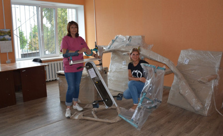 Мешканцям Золотоноші надаватимуть безкоштовні реабілітаційні послуги:  вже отримали перше обладнання
