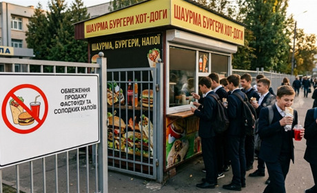 Шаурма, бургери та хот-доги під забороною? В Україні можуть обмежити продаж фастфуду біля шкіл