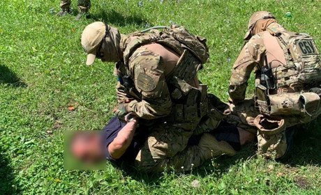 На Сумщині за підозрою в держзраді затримано ще одного агента спецслужб рф+ВІДЕО