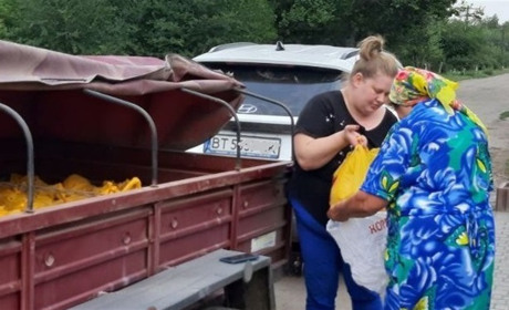 200 родин Нижньосірогозької громади отримали гумдопомогу від фонду “Підтримки Сірогозщини”