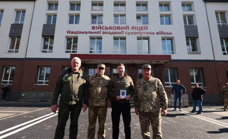 Максим Козицький відвідав військовий ліцей Національної академії сухопутних військ