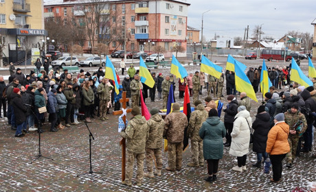 У Сарнах попрощалися з солдатом Юрієм Андреєвим