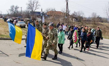 Загинув за Україну: Кагарличчина прощалася із загиблим захисником