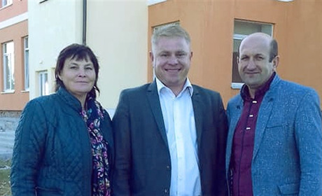 Віктор М’ялик побував у Степангороді на будівництві школи і перевіряв  використання коштів