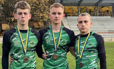 Кременчани здобули медалі на Чемпіонатах України з регбі-15 серед юнаків та дівчат