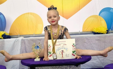 П’ятирічна гімнастка з Нетішина стала чемпіонкою всеукраїнських змагань
