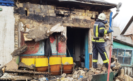 У Землянці Кагарлицького району горів будинок