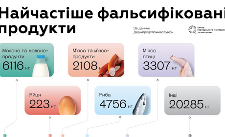 Які продукти фальсифікують найчастіше: попереджає Держпродспоживслужба