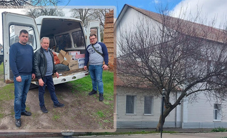 Атинський інтернат, що постраждав від ворожих обстрілів, отримав допомогу