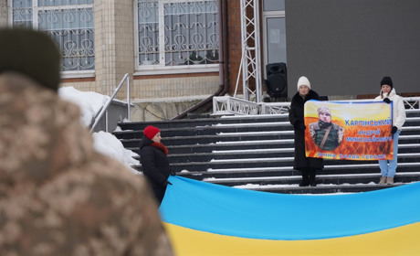 Назавжди 39: у Городку вшанували пам’ять захисника Андрія Карпінського