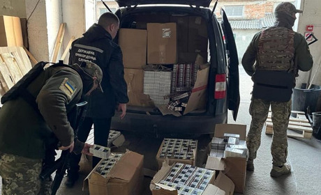 В Измаиле пограничники обнаружили 17 тысяч нелегальных пачек сигарет на полмиллиона гривен
