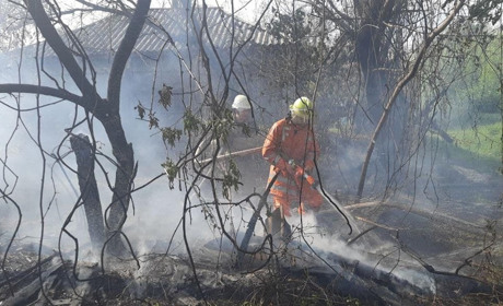 Рятувальники ліквідували загоряння у Ворожбі