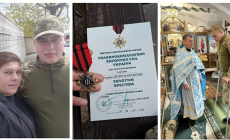 Солдат Микита Шойнмарданов зі Жмеринки отримав відзнаку Головнокомандувача ЗСУ «Золотий Хрест»