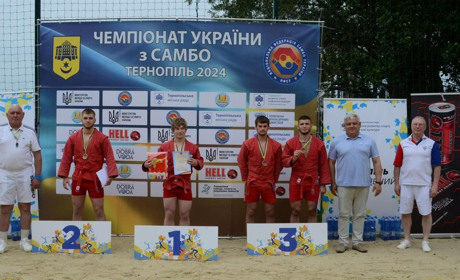 Нетішинські спортсмени стали призерами Чемпіонату України з пляжного самбо