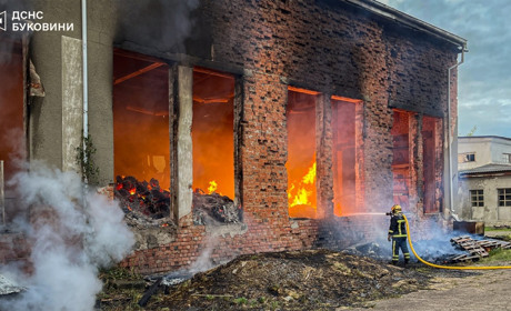 У Кіцмані горіло деревообробне підприємство