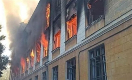 В Лисичанську пожежі охопили гірничий технікум та ринок. Ситуація в Сєвєродонецьку суперечлива