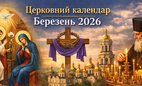 Церковний календар на березень 2026: Благовіщення, Великий піст і батьківські суботи