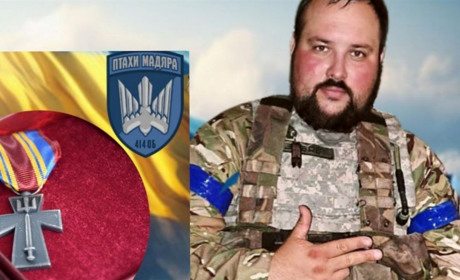 Медаллю "Хрест доблесті" нагороджено зачепилянина Олександра Подколзіна з "Птахів Мадяра"
