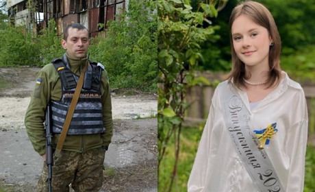 Цю медаль присвячую татові: донька загиблого воїна з Корделівки закінчила школу зі срібною медаллю