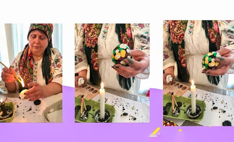 Майстер-клас писанкарства від ржищівських музеїстів (відео)