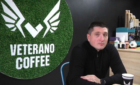 «Veterano Coffee» в Умані відкрив АТОвець Сергій Столяр 