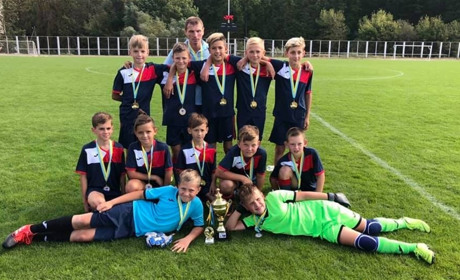 Юні футболісти з Кагарлика здобули перше місце на змаганнях в Обухові