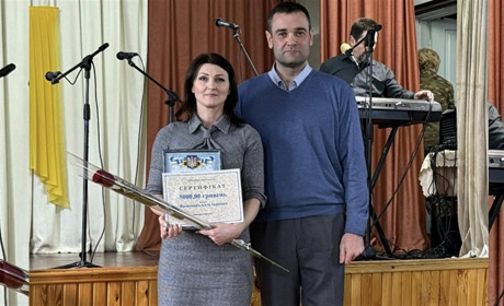 Спортсменка з Переяславщини Алла Яковченко отримала п'ять тисяч гривень премії від громади