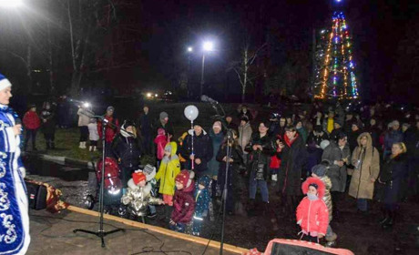 Святкова Новорічна феєрія в Кагарлику