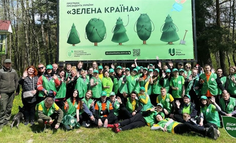 Філія "Городницьке лісове господарство" продовжує реалізувати програму президента "Зелена країна"