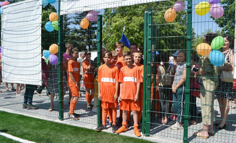 Сергіївка з новим спортивним майданчиком