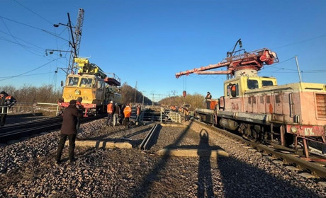 На Житомирщині суттєво пошкоджено залізничне полотно через влучання великої кількості дронів